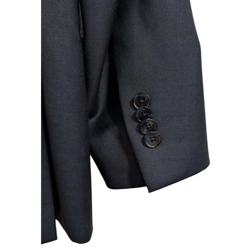 Peter Millar Collection Navy Blue 100% Wool 2-Button Suit Jacket Blazer 40S
